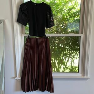 Crop top & skirt set